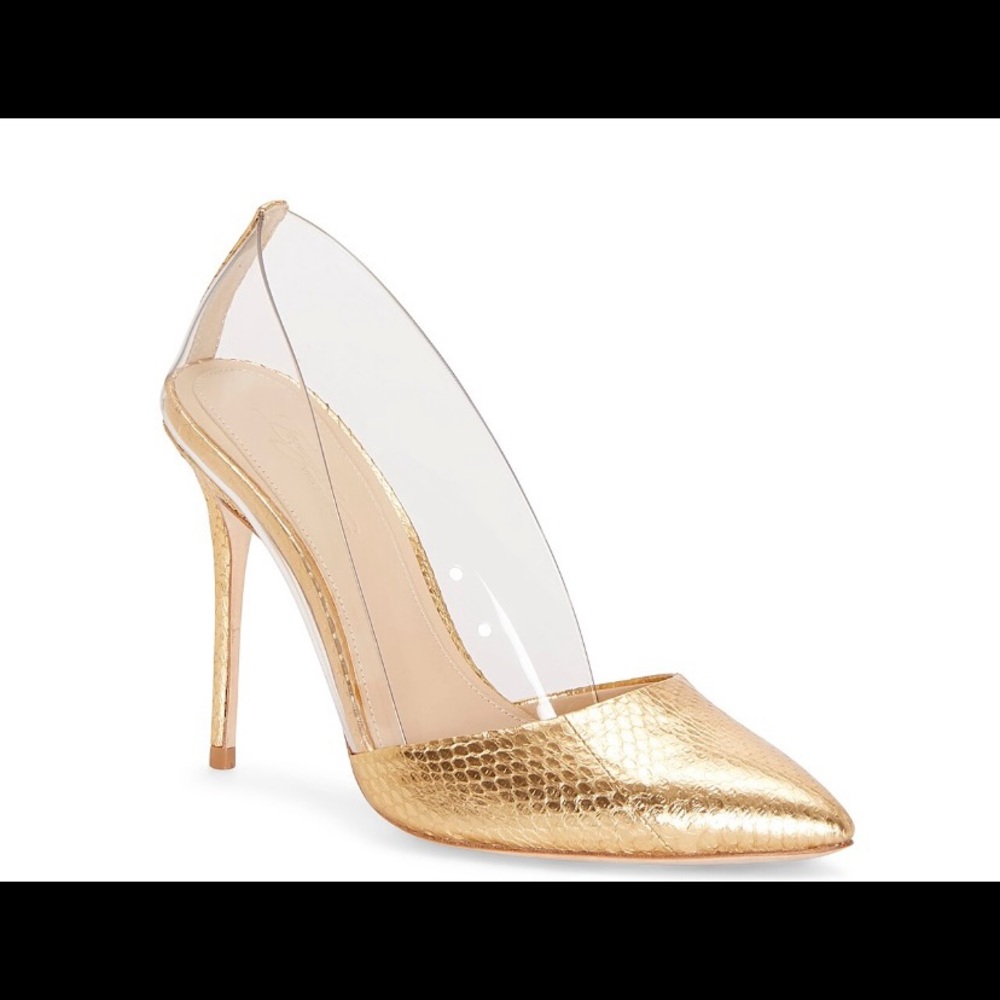 Imagine Vince Camuto Ossie Pump (6.5) Gold/Clear